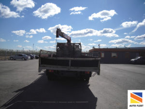 Mitsubishi Fuso Canter грузовик бортовой с КМУ ZR504G