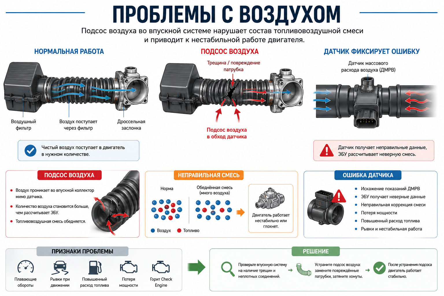 двигатель глохнет