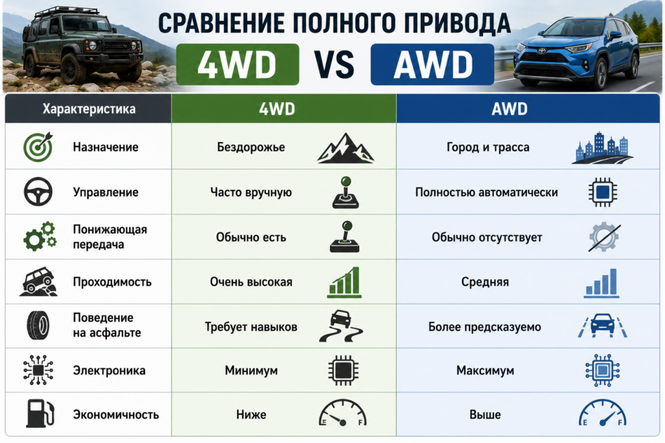 полный привод