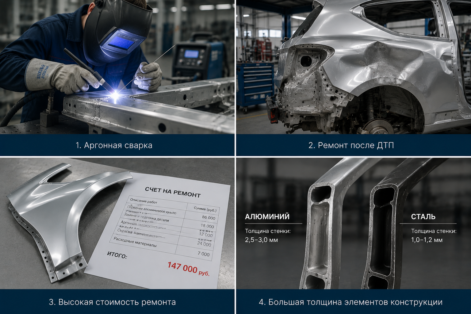 Алюминиевый кузов автомобиля (4)