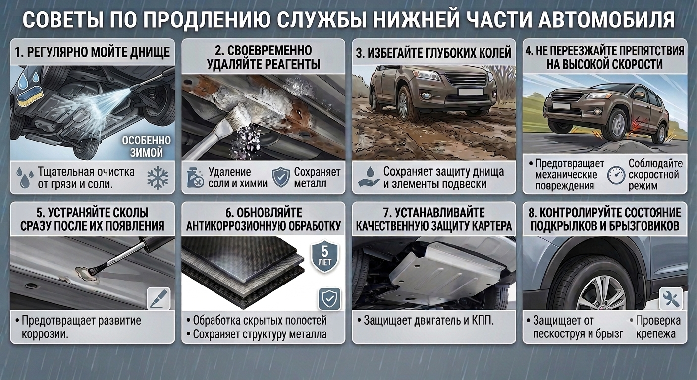 Нижняя часть кузова