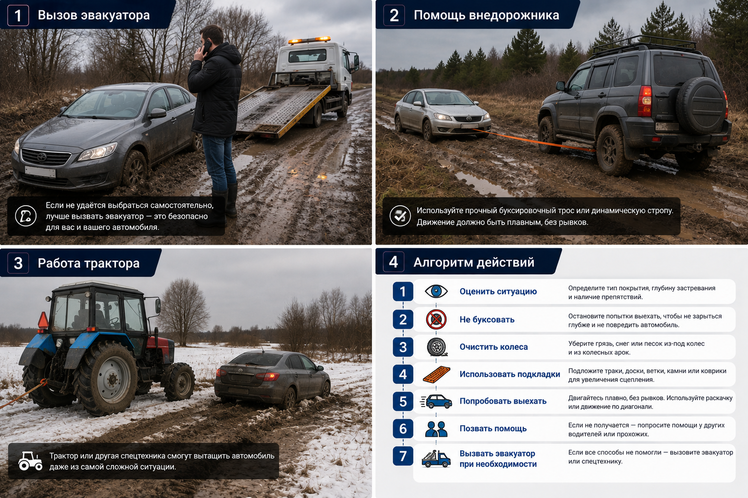 автомобиль застрял