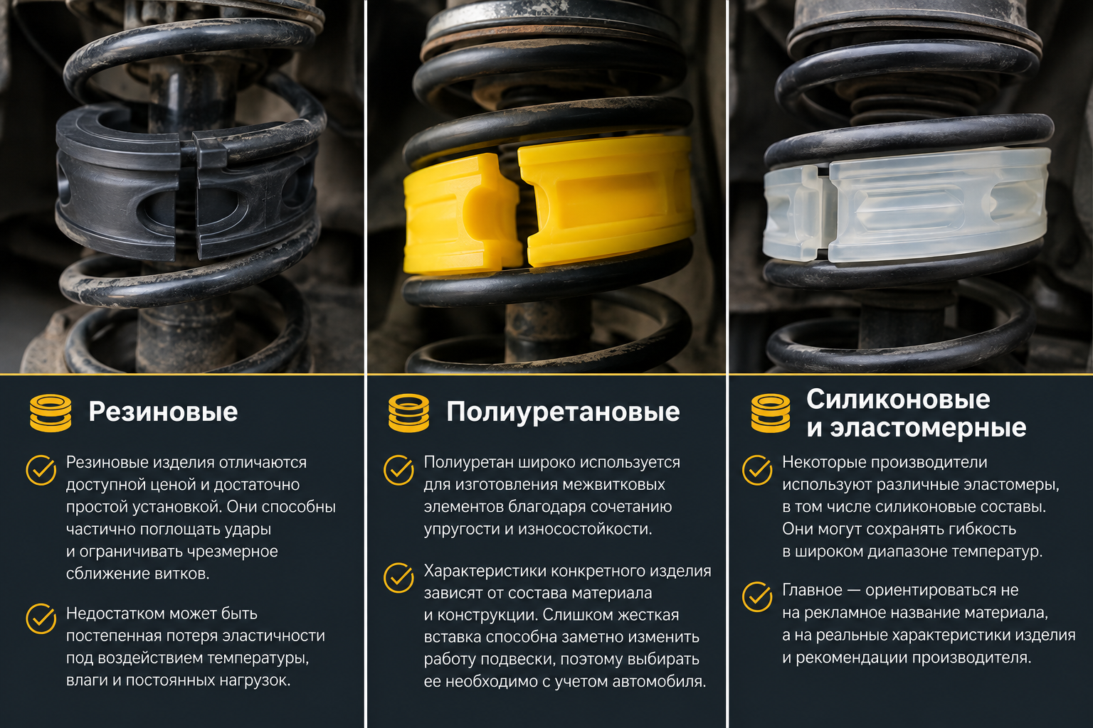 Межвитковые вставки
