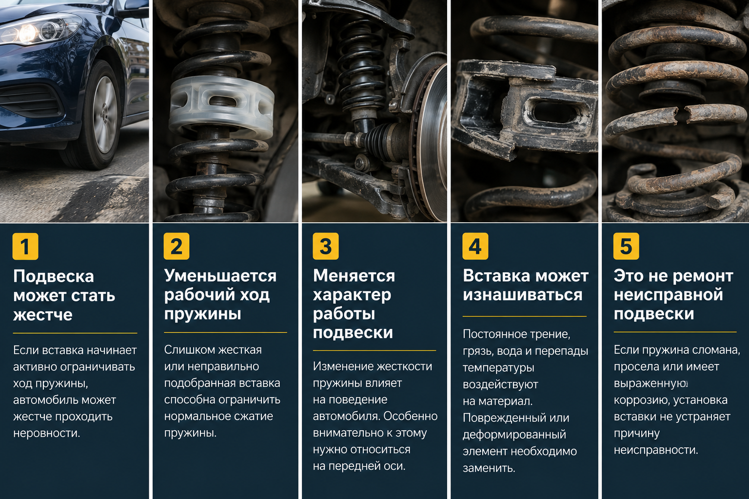 Межвитковые вставки
