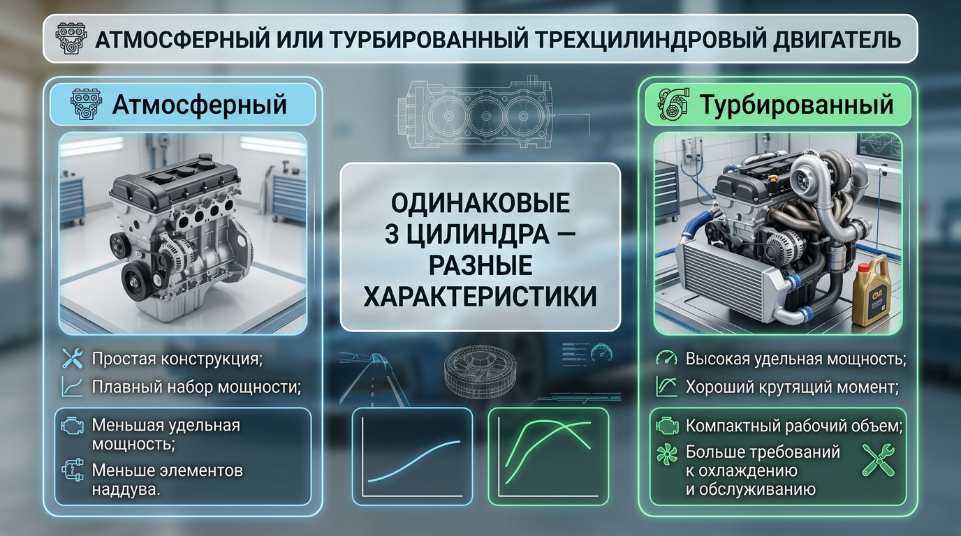 Трехцилиндровые двигатели (5)