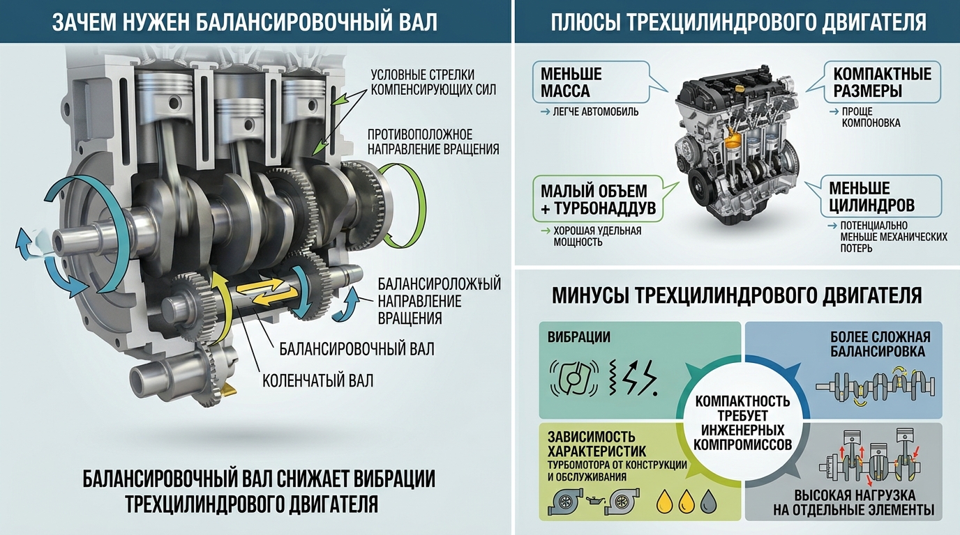 Трехцилиндровые двигатели (6)