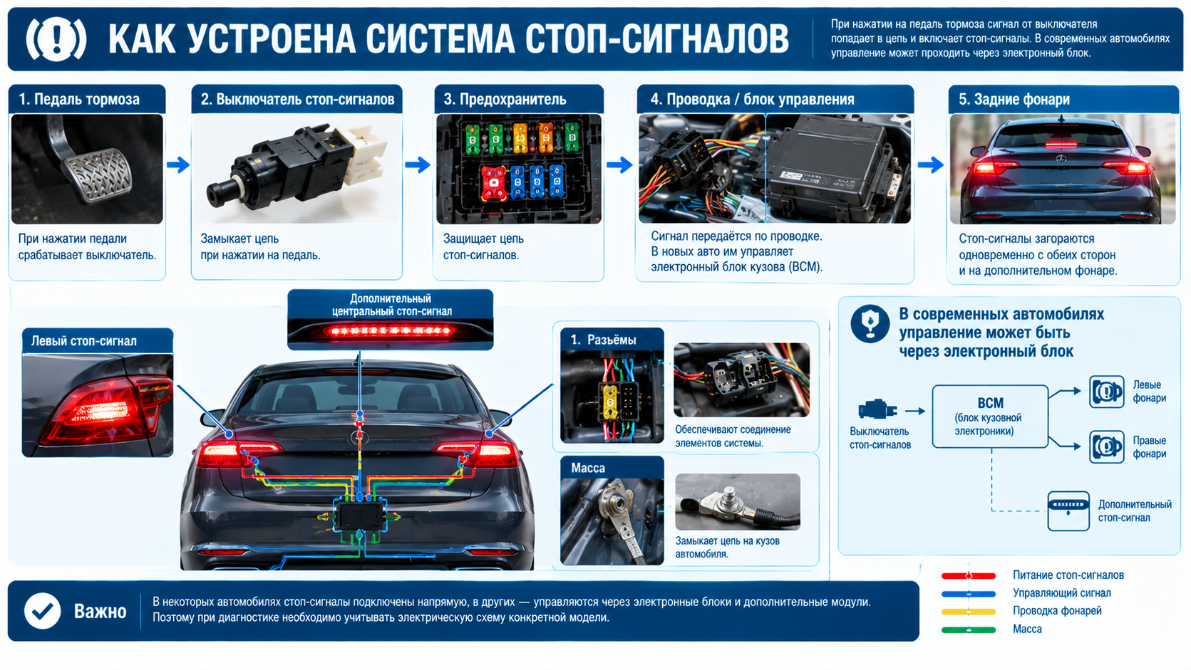 не горят стоп сигналы (2)