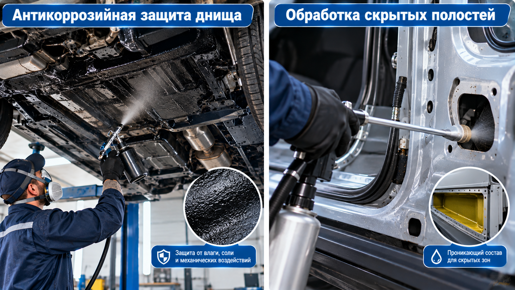Антикоррозийная защита автомобиля
