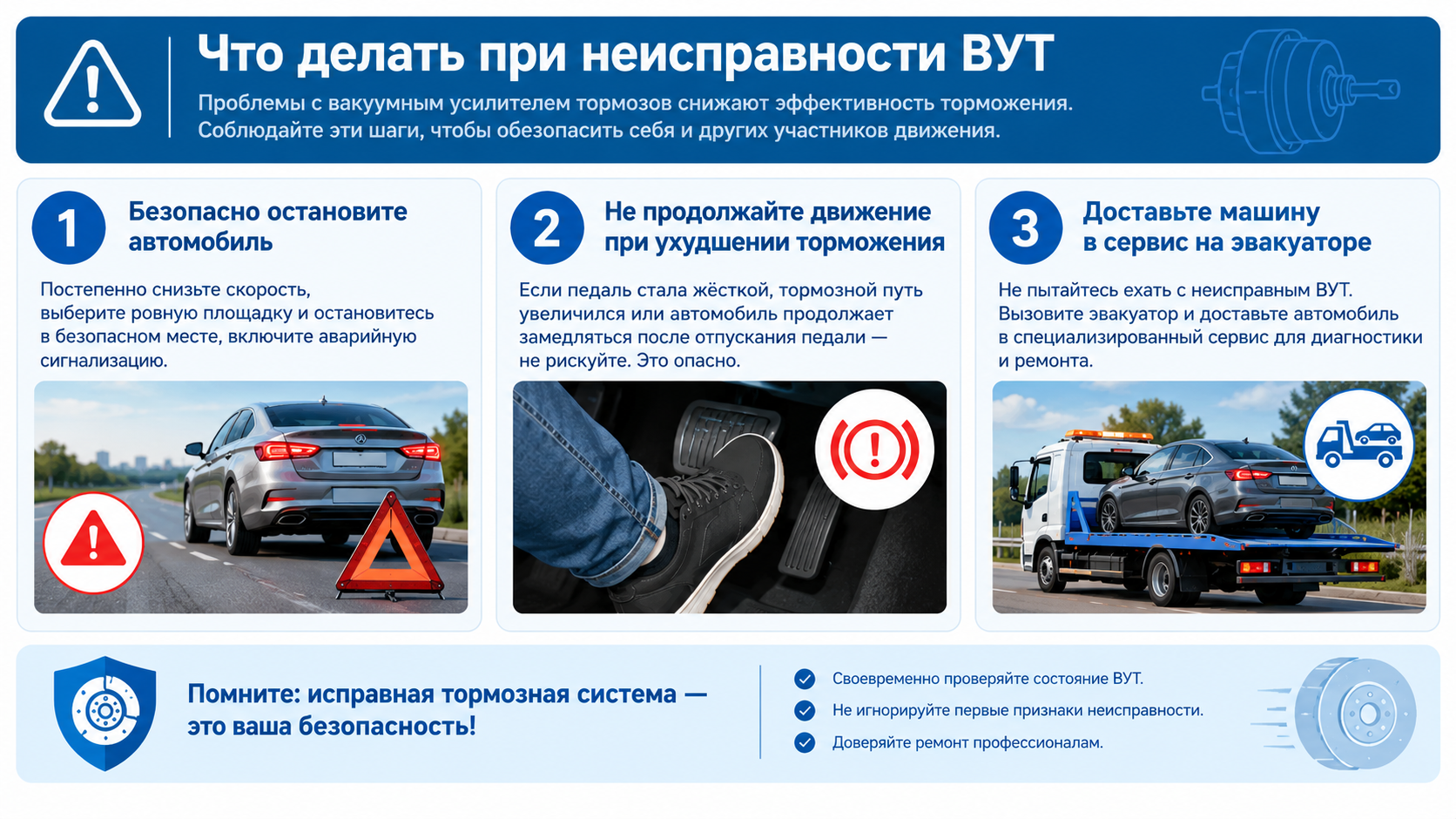 Что делать при неисправности ВУТ